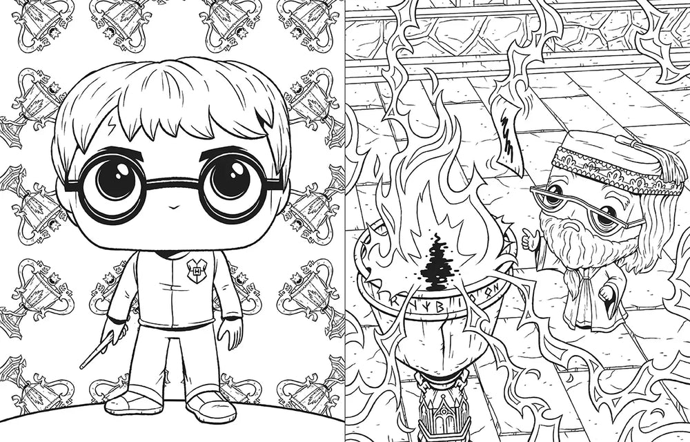Official Funko Pop! Harry Potter Coloring Book (Online Order Only)