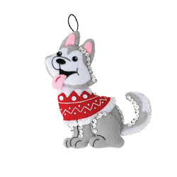 Bucilla Dogs in Ugly Sweaters Felt Ornament Kit – Set of 5 Christmas Dog Ornaments (ONLINE ORDER ONLY)