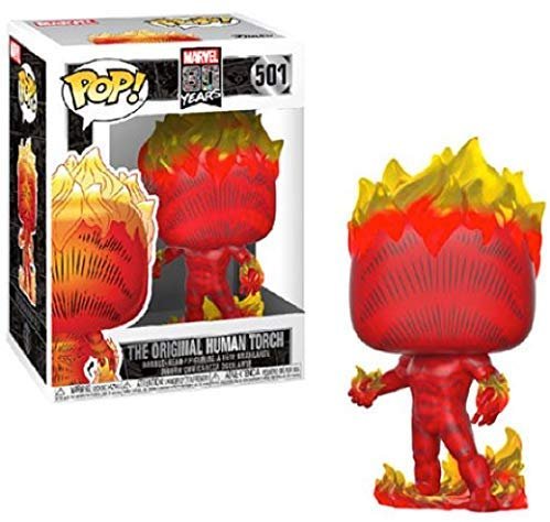 Human Torch Pop Marvel 80th First Appearance Bobblehead (ONLINE ORDER ONLY)