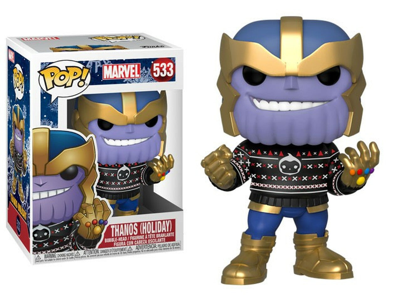 Thanos Funko Pop Marvel Holiday Bobblehead (ONLINE ORDER ONLY)