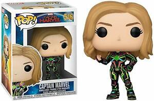 Captain Marvel Pop Marvel Neon Suit Bobblehead (ONLINE ORDER ONLY)
