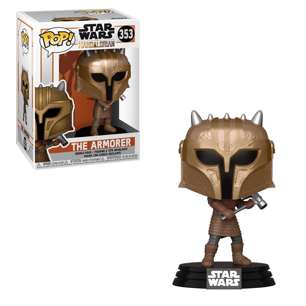 The Armorer Pop Star Wars The Mandalorian Bobblehead (ONLINE ORDER ONLY)