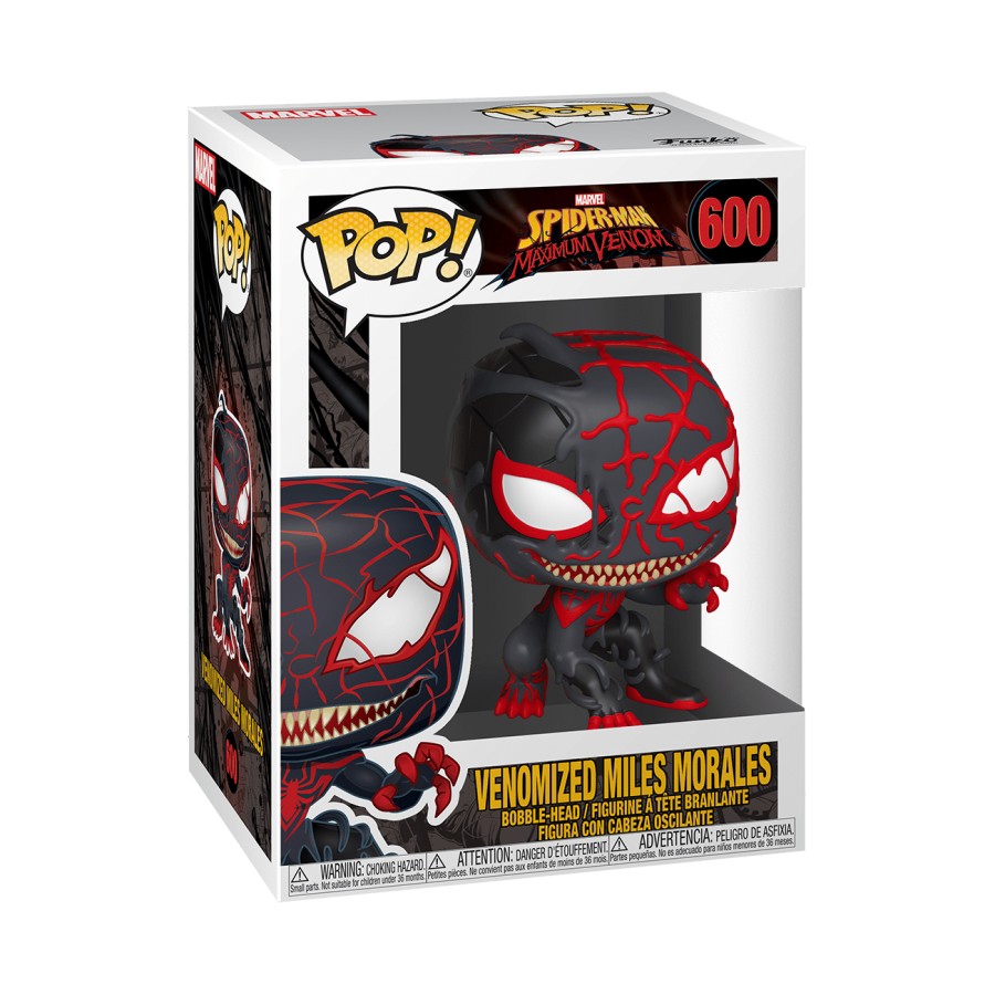 Miles Morales Pop Marvel Max Venom Bobblehead (ONLINE ORDER ONLY)