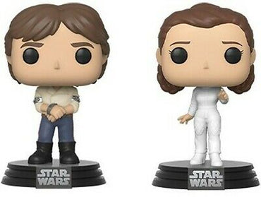 Han And Leia Funko Pop Star Wars 2-Pack Bobblehead (ONLINE ORDER ONLY)