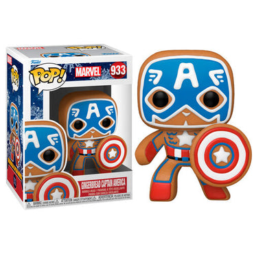 Captain America Funko Pop! Marvel: Holiday Vinyl Bobblehead (ONLINE ORDER ONLY)