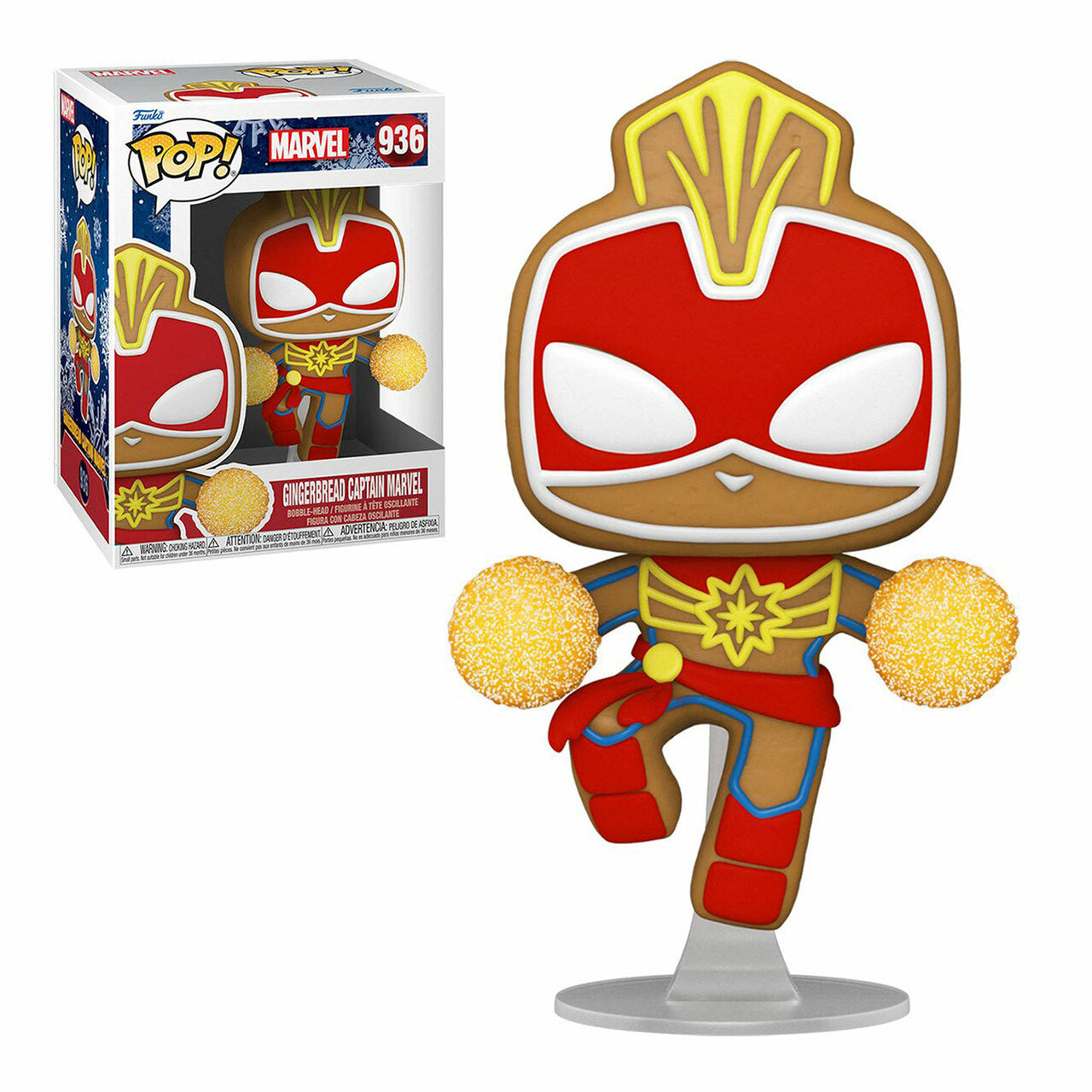 Captain Marvel Funko Pop! Marvel: Holiday Vinyl Bobblehead (ONLINE ORDER ONLY)