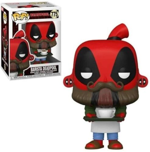 Funko Pop! Marvel Deadpool - Coffee Barista Bobblehead (ONLINE ORDER ONLY)