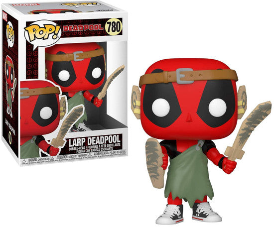 Funko Pop! Marvel Deadpool - Larp Nerd Bobblehead (ONLINE ORDER ONLY)