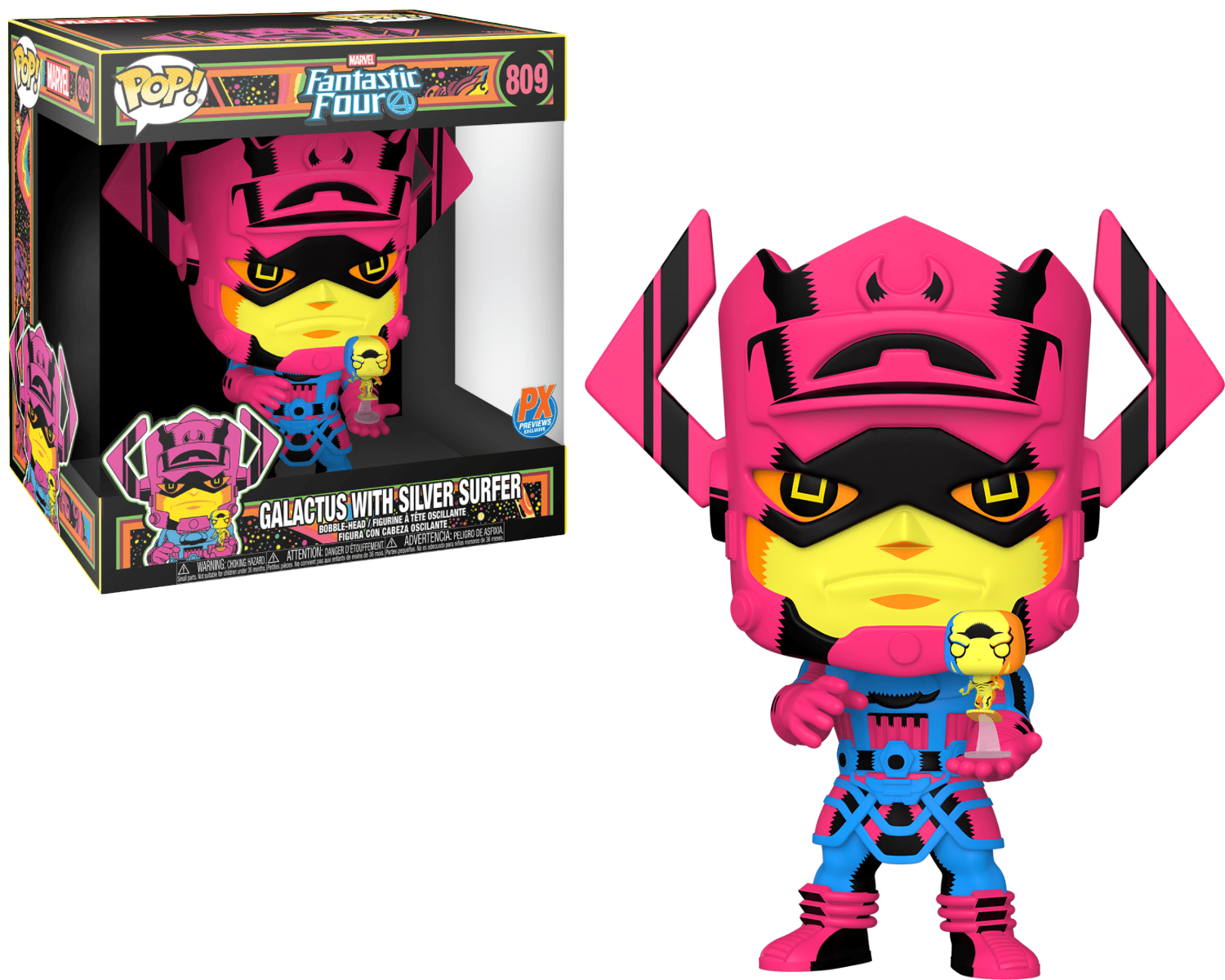 Galactus With Silver Surfer Funko Pop! Marvel Fantastic Four Bobblehead (ONLINE ORDER ONLY)