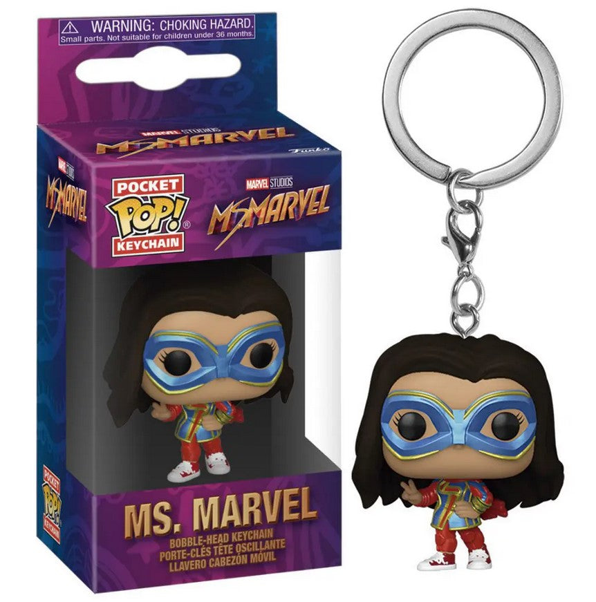 Funko Pop! Ms. Marvel Keychain Pop Keychain Bobblehead (ONLINE ORDER ONLY)