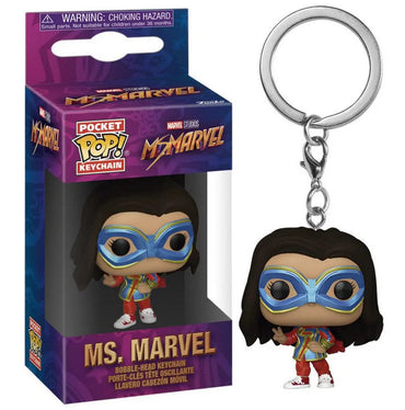 Funko Pop! Ms. Marvel Keychain Pop Keychain Bobblehead (ONLINE ORDER ONLY)