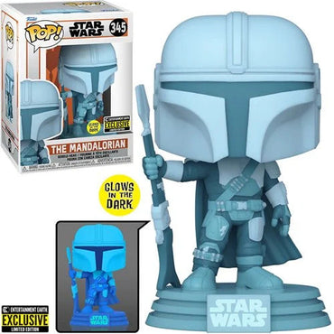 The Mandalorian Hologram Funko Pop! Star Wars Glow In The Dark Bobblehead (ONLINE ORDER ONLY)