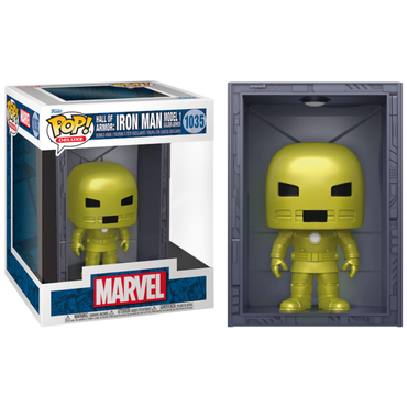 Iron Man Model 1 Funko Pop! Deluxe: Marvel Hall Of Armor Bobblehead (ONLINE ORDER ONLY)