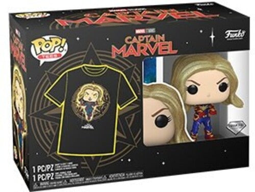 Captain Marvel Funko Pop! Pop And Tee: Marvel 2Xl Bobblehead & Tee (ONLINE ORDER ONLY)