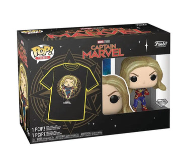 Captain Marvel Funko Pop! Pop And Tee: Marvel 3Xl Bobblehead & Tee (ONLINE ORDER ONLY)