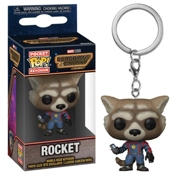 Rocket Funko Pop! Pocket Keychain Guardians Of The Galaxy Keychain (ONLINE ORDER ONLY)