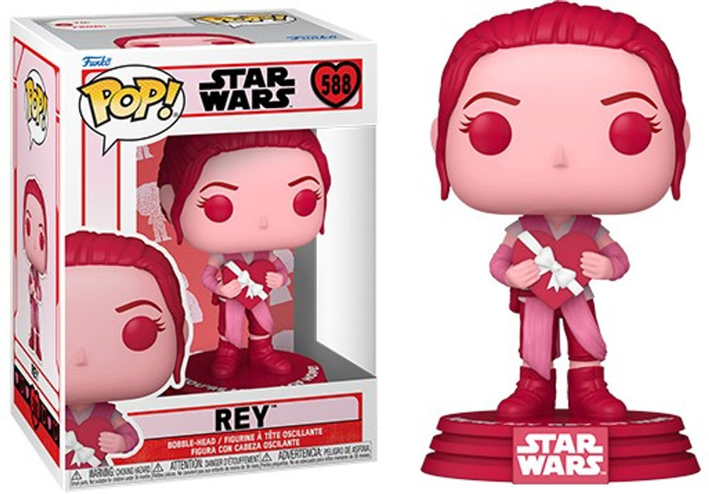 Rey Funko Pop! Star Wars: Valentine's Day Bobblehead (ONLINE ORDER ONLY)