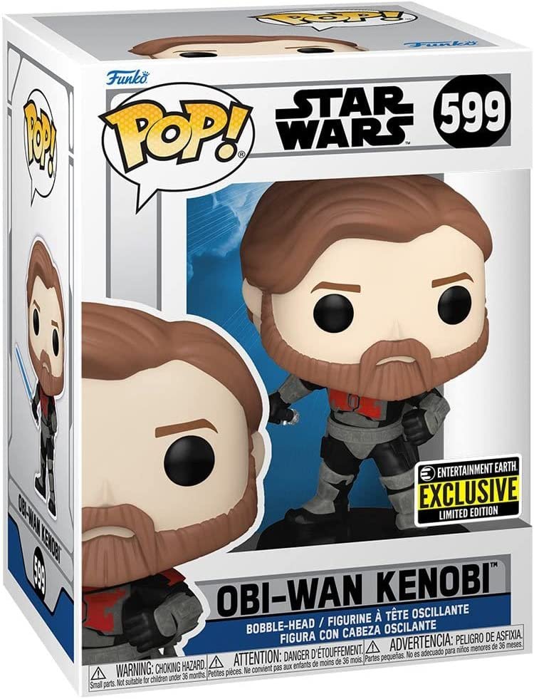 Obi-Wan Kenobi Mandalorian Armor Funko Pop! Star Wars The Clone Wars Bobblehead (ONLINE ORDER ONLY)