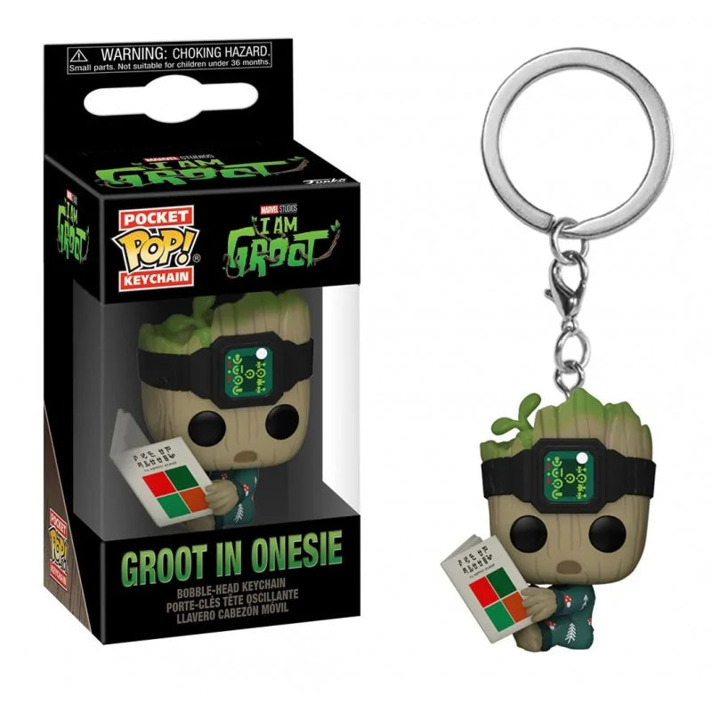 Groot In Onesie With Book Funko Pop! Marvel: I Am Groot Keychain (ONLINE ORDER ONLY)