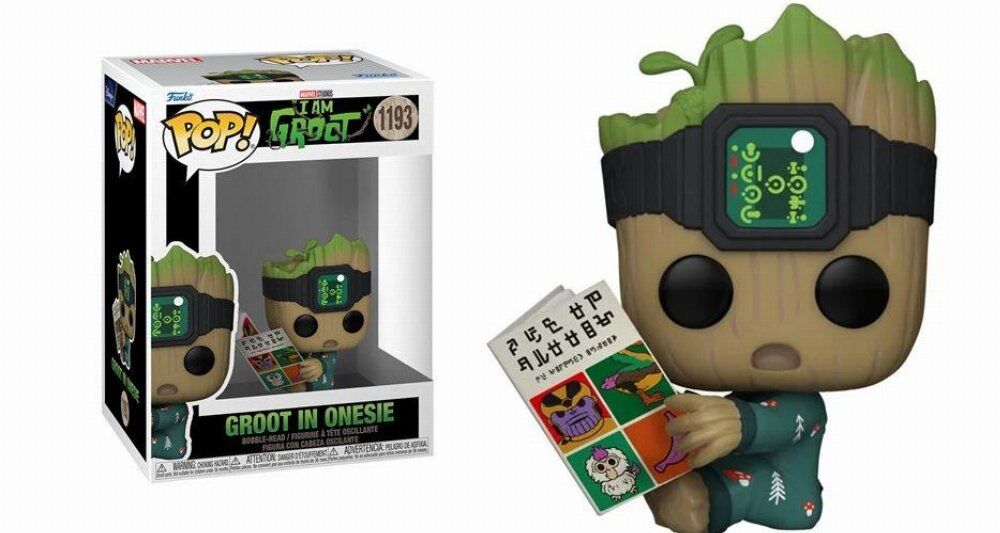 Groot In Onesie With Book Funko Pop! I Am Groot Bobblehead (ONLINE ORDER ONLY)