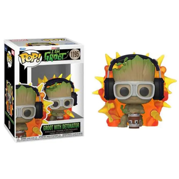 Groot With Detonator Funko Pop! Marvel: I Am Groot Bobblehead (ONLINE ORDER ONLY)