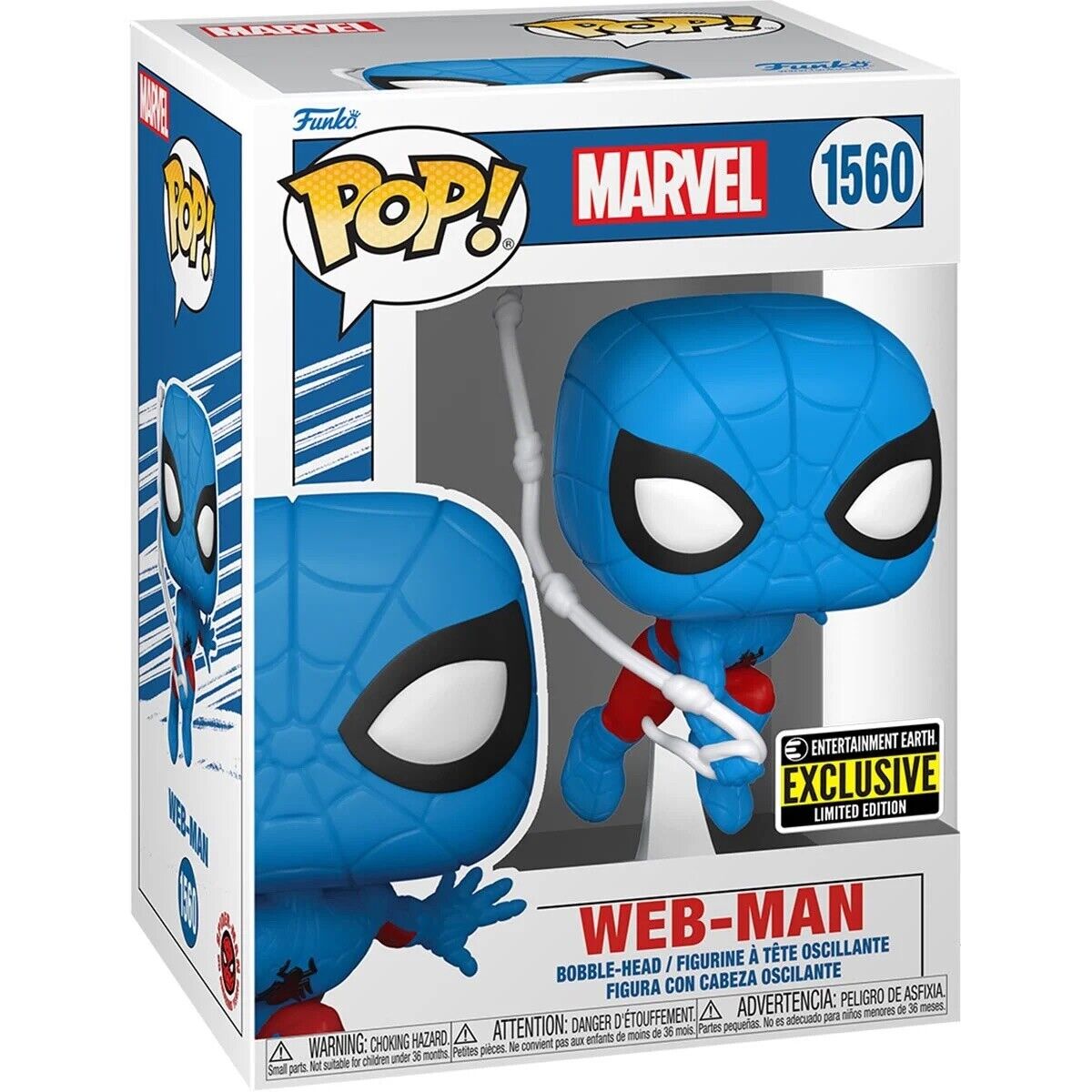 Web-Man Funko Pop! Marvel Spider-Man Bobblehead (ONLINE ORDER ONLY)