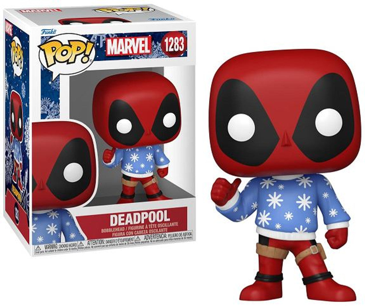 Deadpool Funko Pop! Marvel Holiday Bobblehead (ONLINE ORDER ONLY)
