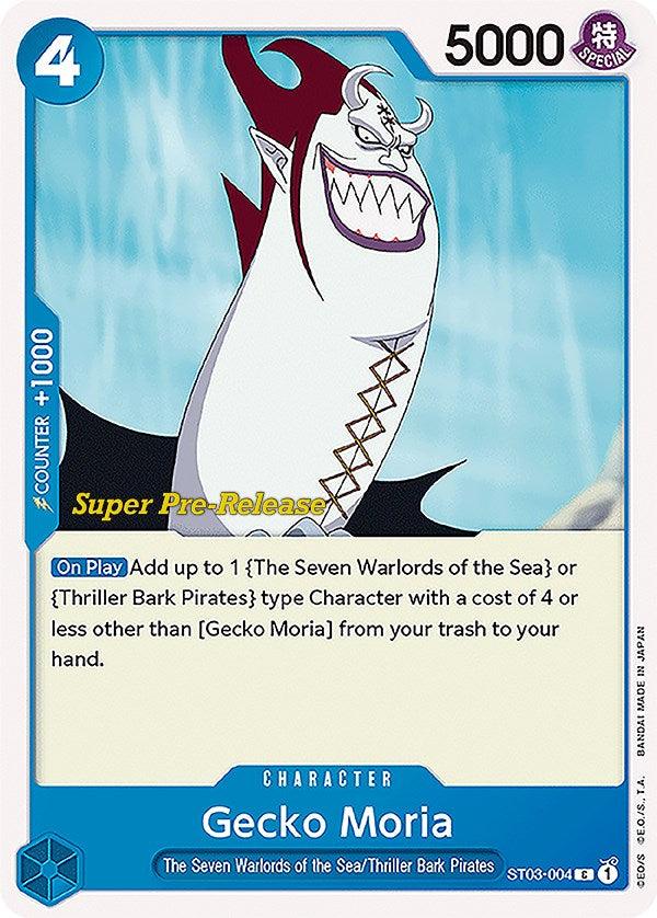 Gecko Moria [Super Pre-Release Starter Deck: The Seven Warlords of the Sea] (ONLINE ORDER ONLY)