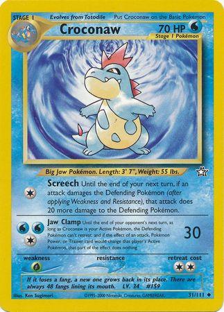 Croconaw (31/111) [Neo Genesis Unlimited] (Online Only)