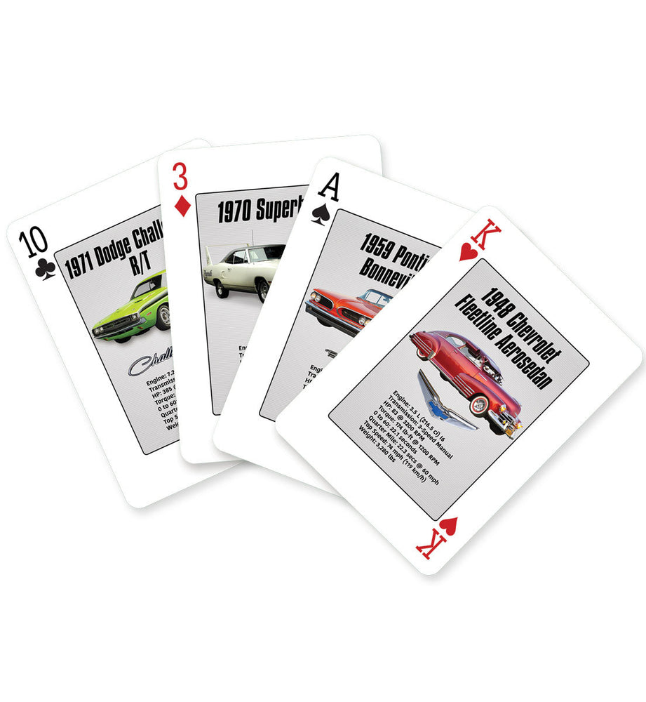 EuroGraphics Playing Cards: Muscle Cars (ONLINE ORDER ONLY)