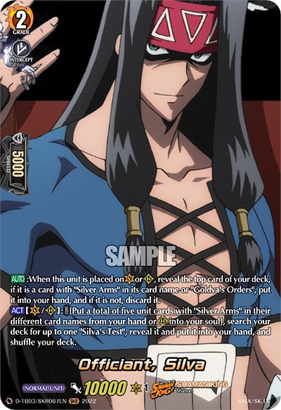 Officiant, Silva (D-TB03/SKR067EN) [Shaman King]