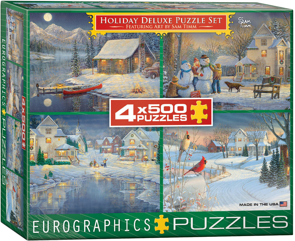 Puzzle: Kids Multipacks - Holiday Deluxe Puzzle Set by Sam Timm (ONLINE ORDER ONLY)