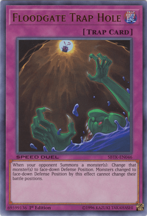 Floodgate Trap Hole [SBTK-EN046] Ultra Rare (ONLINE ORDER ONLY)