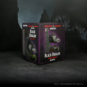 D&D Bookends: Black Dragon (ONLINE ORDER ONLY)