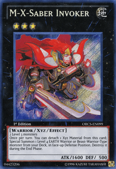 M-X-Saber Invoker [ORCS-EN099] Secret Rare (ONLINE ORDER ONLY)
