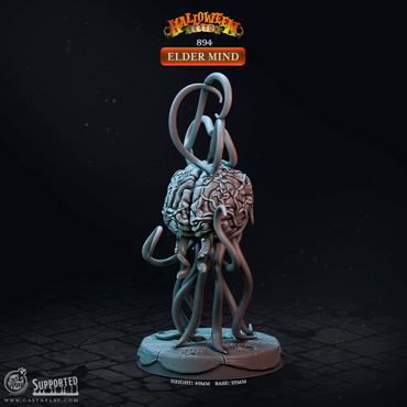3D Printed Cast n Play Halloween Season Elder Mind 28mm 32mm D&D (Online Only)