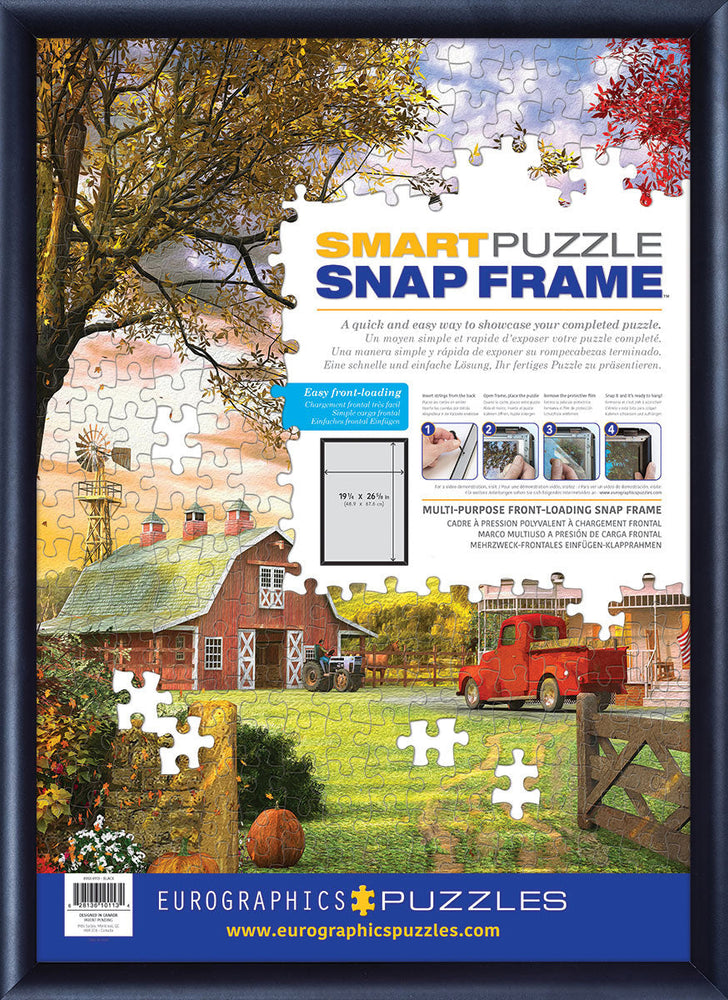 Smart Puzzle: SNAP Frame - Black - Aluminum (ONLINE ORDER ONLY)