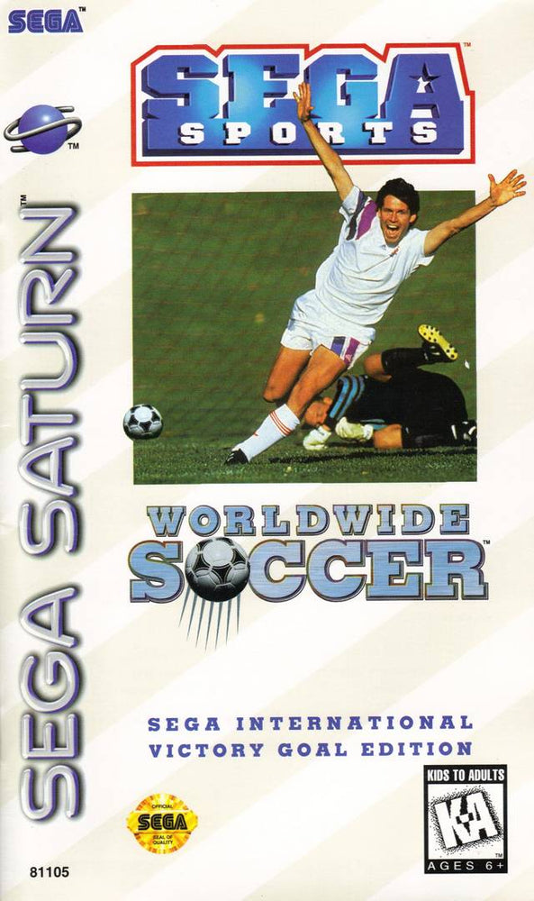 Worldwide Soccer: Sega International Victory Goal Edition (Sega Saturn) (ONLINE ORDER ONLY)
