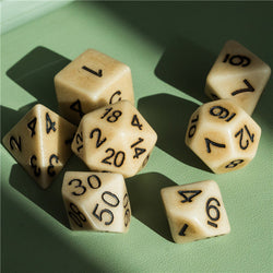 Brown Imitation Stone DND Dice RPG Resin Dice (46g) (Online Only)