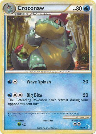 Croconaw (17/30) [HeartGold & SoulSilver: Trainer Kit - Gyarados] (Online Only)