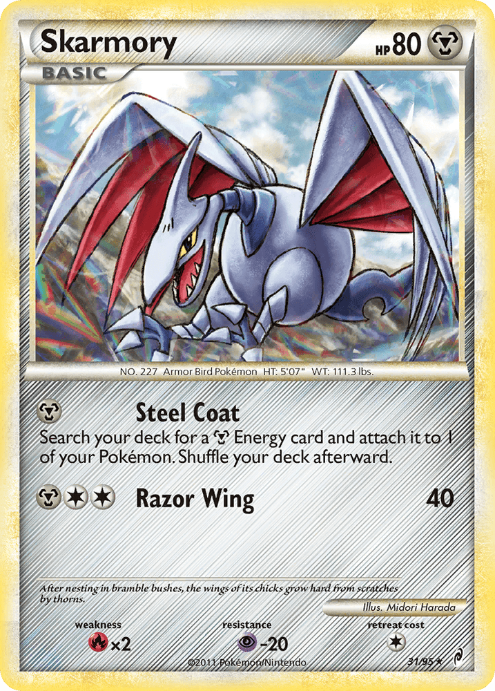 Skarmory (31/95) [HeartGold & SoulSilver: Call of Legends] (Online Only)