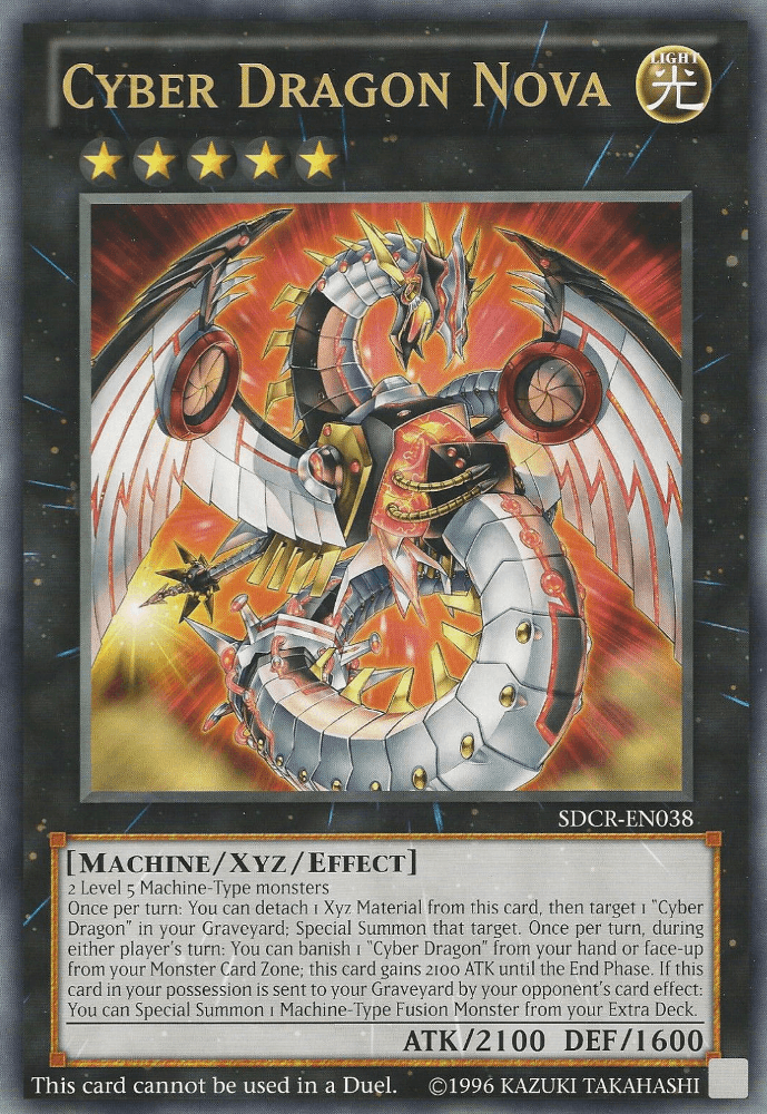 Cyber Dragon Nova (Oversized) (Machine Madness) [SDCR-EN038] Promo (ONLINE ORDER ONLY)