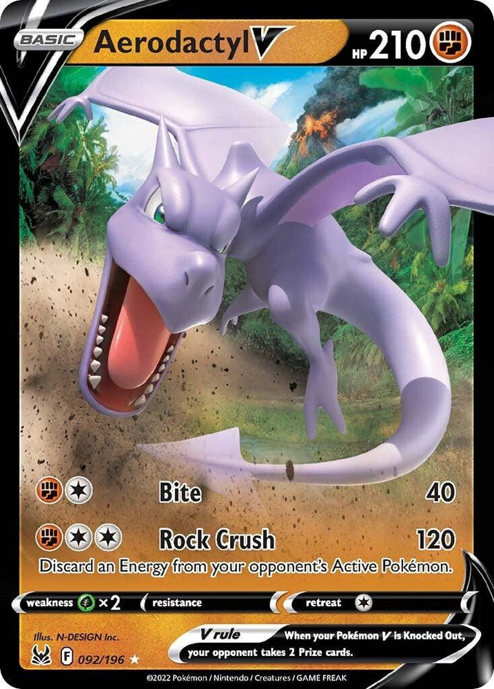 Aerodactyl V (092/196) [Sword & Shield: Lost Origin] (Online Only)