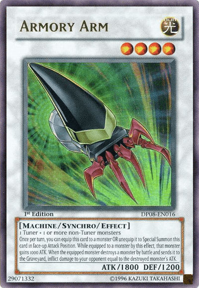 Armory Arm [DP08-EN016] Ultra Rare (ONLINE ORDER ONLY)