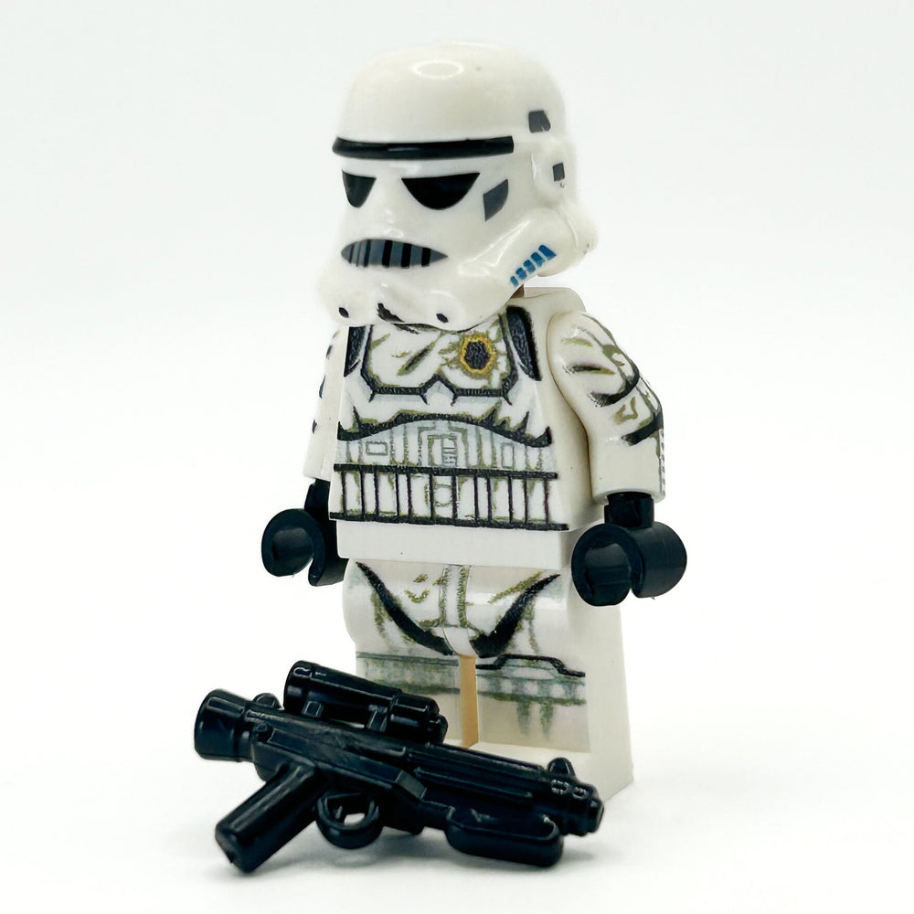 Custom Stormtrooper (Battle Worn, Blaster Shot) Minifig - B3 Customs (Online Order Only)