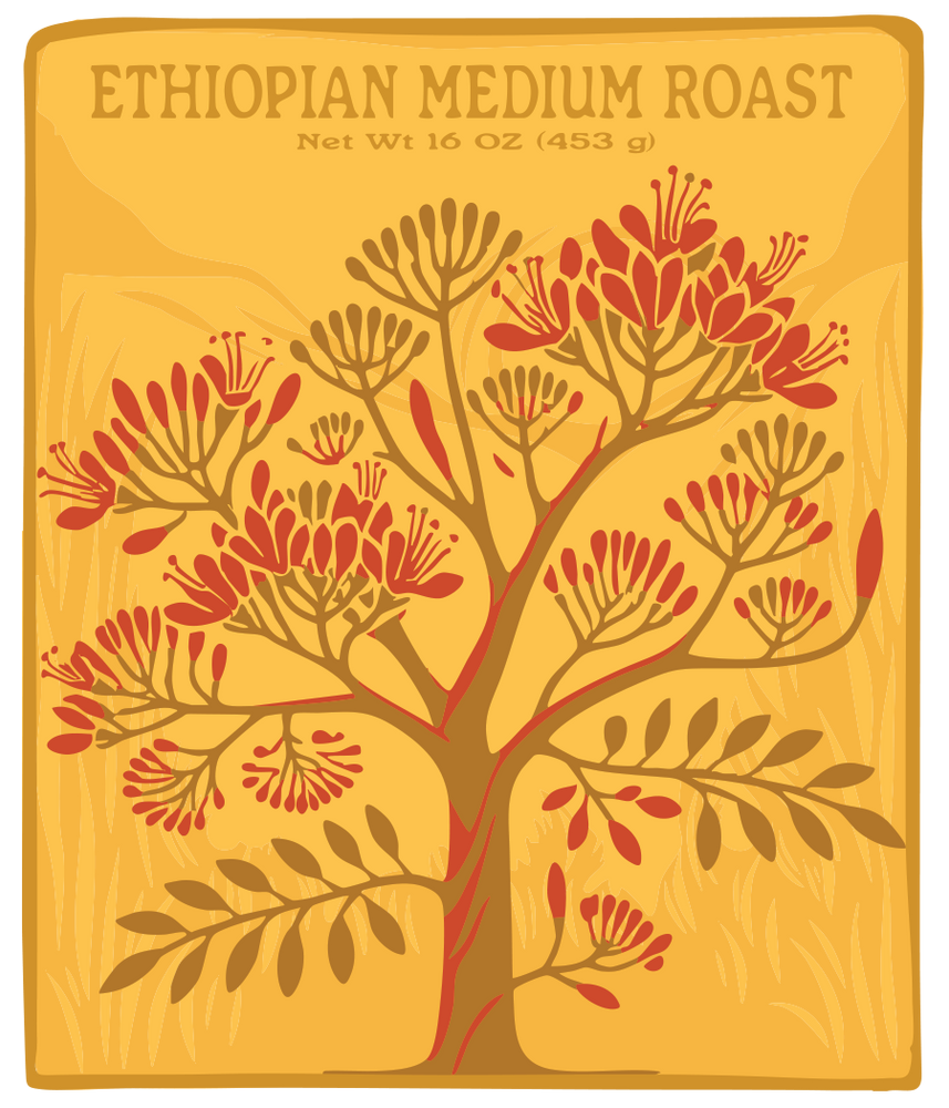 Ethiopian Medium Roast 16oz (ONLINE ORDER ONLY)