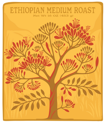Ethiopian Medium Roast 16oz (ONLINE ORDER ONLY)
