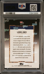 Graded 2024 Topps Now LeBron James #12 Basketball Card PSA 10 Gem Mint (ONLINE ORDER ONLY)