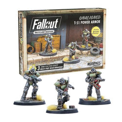 Fallout: Wasteland Warfare - Unaligned - T-51 Power Armour (ONLINE ORDER ONLY)