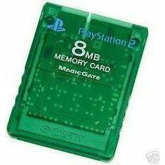 8MB Memory Card [Emerald] - PlayStation 2 (Online Order Only)